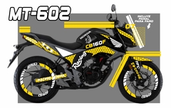 CB160F CB 160 F HONDA Kit de CALCOMANIAS Racing - Ahuevosi