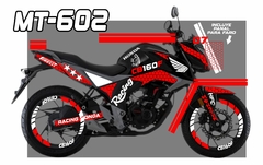 CB160F CB 160 F HONDA Kit de CALCOMANIAS Racing