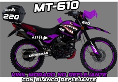 CROSSMAX 220 TIBURON KIT DE CALCOMANIAS RACING - Ahuevosi