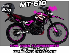 Imagen de CROSSMAX 220 TIBURON KIT DE CALCOMANIAS RACING