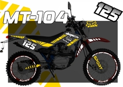 KIT REFLECTIVOS DM 125 DM125 SPORT