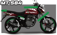 DT 150 SPORT CALCOMANIAS RACING - Ahuevosi