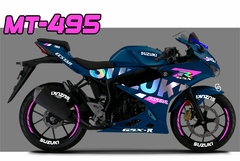 GSX-R 150 TORNASOL ROSA FLUORESCENTE Y REFLEJANTE