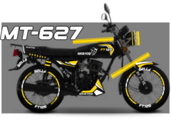 FT 125 CUSTOM Kit de CALCOMANIAS Racing - Ahuevosi