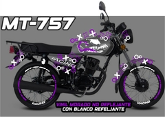 FT 150 GRAFITO DT EXPRESS CALCOMANIAS REFLEJANTES VENOM - tienda en línea