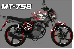 FT 150 GT CALCOMANIAS REFLEJANTES VENOM