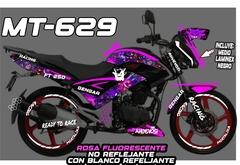 FT 250 TS ITALIKA + COLLAGE GENGAR KIT DE CALCOMANIAS