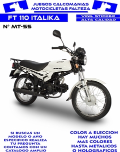 KIT REFLECTIVOS FT110 110 FT ITALIKA