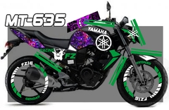 FZ 16 YAMAHA + COLLAGE GENGAR KIT DE CALCOMANIAS RACING - tienda en línea