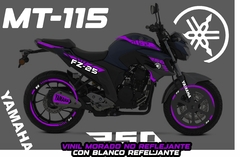 KIT REFLECTIVOS YAMAHA FZ 25 FZ25 SPORT NUMERO 92 - tienda en línea