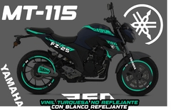 KIT REFLECTIVOS YAMAHA FZ 25 FZ25 SPORT NUMERO 92 - Ahuevosi