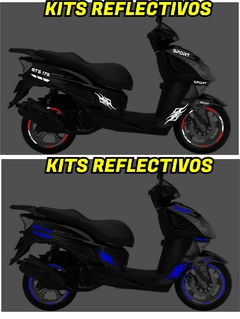 KIT REFLECTIVOS ITALIKA MOTONETA GTS 175 en internet