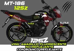 KIT REFLECTIVOS ITALIKA 125 Z REDBULL en internet