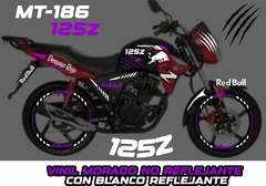 KIT REFLECTIVOS ITALIKA 125 Z REDBULL - tienda en línea