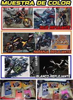 BIT 150 KIT DE CALCOMANIAS VINIL RACING + REFLEJANTES (A2) - tienda en línea