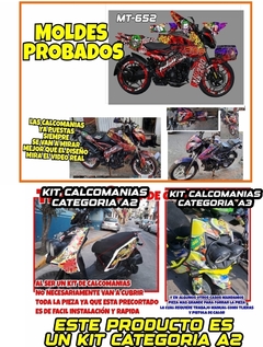 BIT 150 KIT DE CALCOMANIAS VINIL RACING + REFLEJANTES (A2) en internet