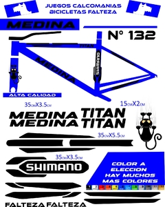 CALCOMANIAS BICI TITAN MEDINA