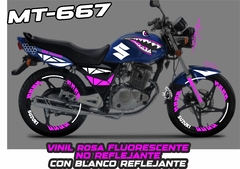 GN 125 SUZUKI CARGO KIT DE CALCOMANIAS REFLEJANTES - tienda en línea