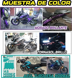 Imagen de NS 200 DISEÑO STICKER CHASIS CALCOMANIAS NS 200 RACING