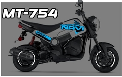 NAVI BIT OVNI MOTO CALCOMANIAS VINIL IMPRESO + CALCOMANIAS RINES REFLEJANTES - comprar en línea