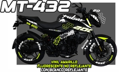 NS 200 Pulsar 200 Toro KIT DE CALCOMANIAS PULSAR NS 200 - tienda en línea