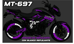 Kit Calcomanias Vinil Reflejante Ns 200 Ns Racing Panal - Ahuevosi