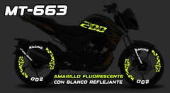 KIT REFLECTIVOS NUMEROS 200 Z CON RINES - comprar en línea