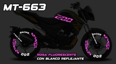 KIT REFLECTIVOS NUMEROS 200 Z CON RINES