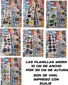 MINIONS PLANILLA CALCOMANIAS VINIL - comprar en línea