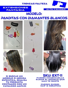 PANDITAS CON DIAMANTES BLANCOS - EXTENSION FANTASIA