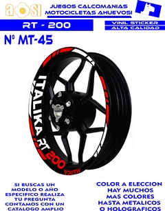 KIT REFLECTIVOS RT 250 RT 200 - comprar en línea