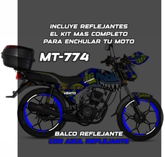 VENTO RYDER 190 KIT DE CALCOMANIAS VINIL VALENTINO ROSSI + REFLEJANTES en internet