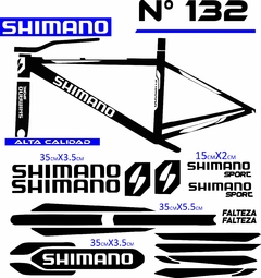 CALCOMANIAS BICI SHIMANO