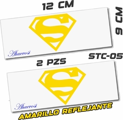 CALCOMANIAS REFLEJANTES SUPERMAN - tienda en línea