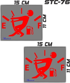 Imagen de CALCOMANIAS REFLEJANTES DETENIENDO LA GASOLINA