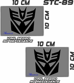 Imagen de CALCOMANIAS REFLEJANTES DECEPTICONS