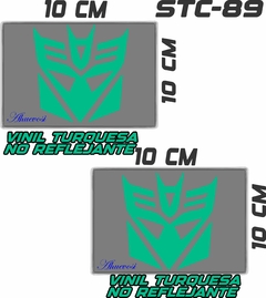 CALCOMANIAS REFLEJANTES DECEPTICONS - tienda en línea