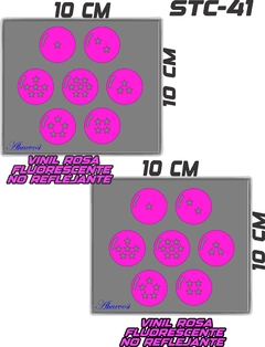 CALCOMANIAS REFLEJANTES 7 ESFERAS DEL DRAGON en internet