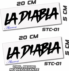 LA DIABLA PAR DE STICKER - tienda en línea