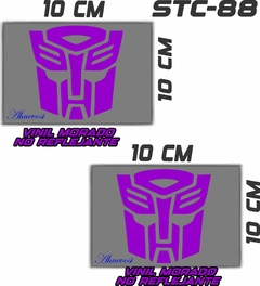 CALCOMANIAS REFLEJANTES AUTOBOTS - comprar en línea