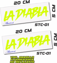 LA DIABLA PAR DE STICKER