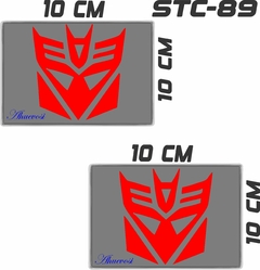 Imagen de CALCOMANIAS REFLEJANTES DECEPTICONS