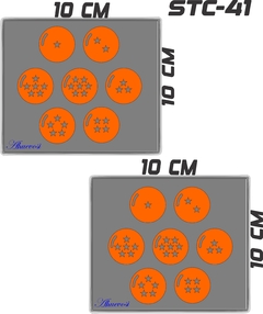 Imagen de CALCOMANIAS REFLEJANTES 7 ESFERAS DEL DRAGON