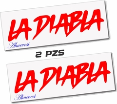 LA DIABLA PAR DE STICKER - comprar en línea