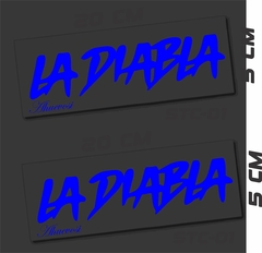 LA DIABLA PAR DE STICKER en internet