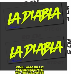 LA DIABLA PAR DE STICKER - comprar en línea