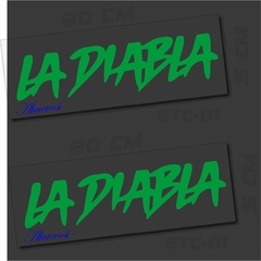 Imagen de LA DIABLA PAR DE STICKER