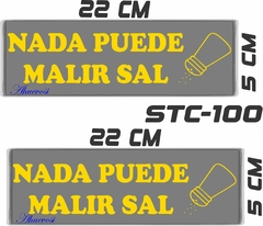 CALCOMANIAS REFLEJANTES NADA PUEDE MALIR SAL - Ahuevosi