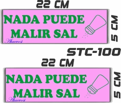 CALCOMANIAS REFLEJANTES NADA PUEDE MALIR SAL en internet