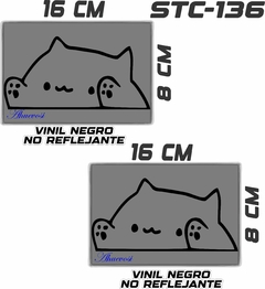 Imagen de CALCOMANIAS REFLEJANTES BONGO CAT